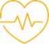 icon of heart with heartbeat line inside