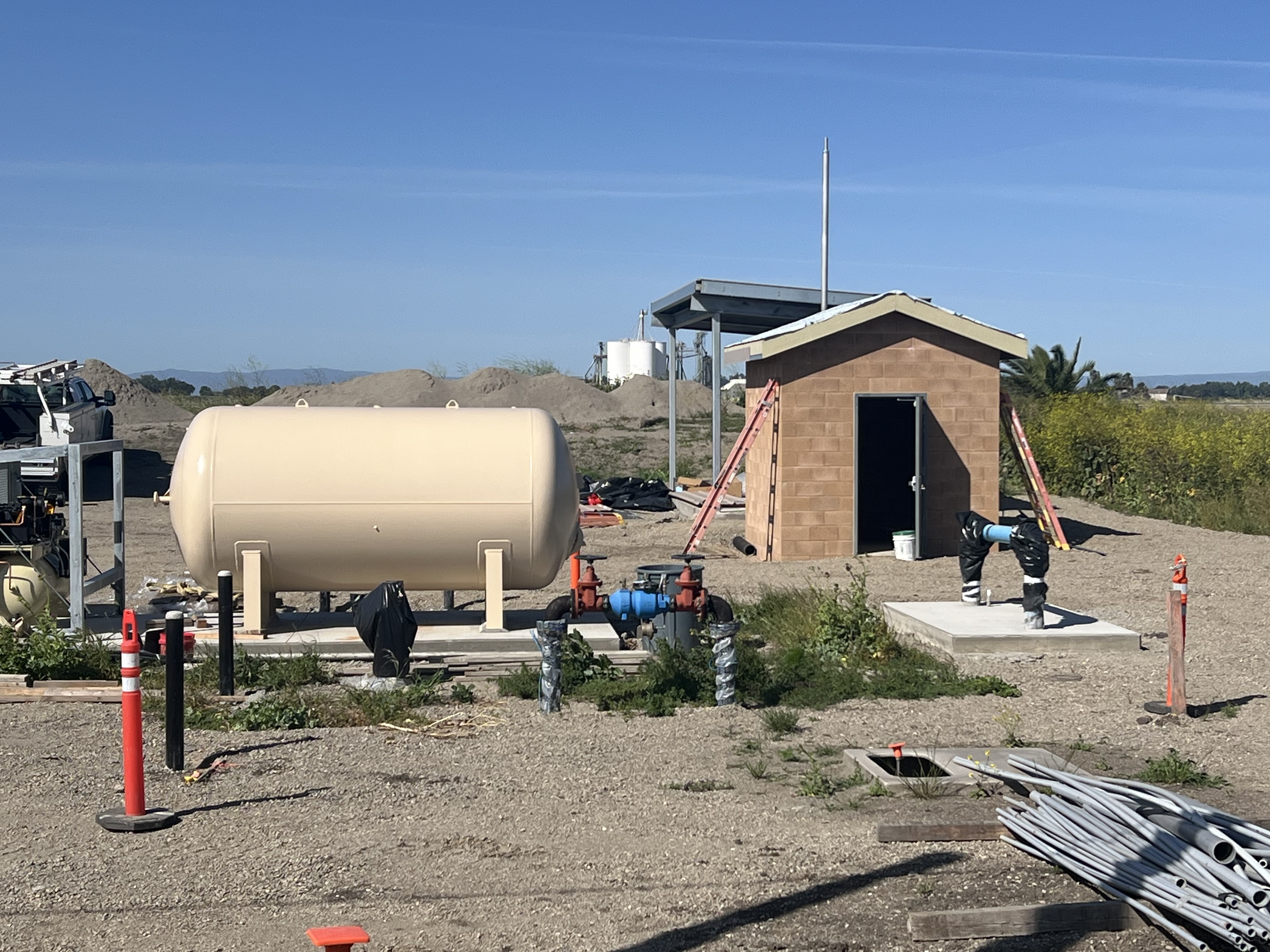 New water utility infrastructure in Robbins 