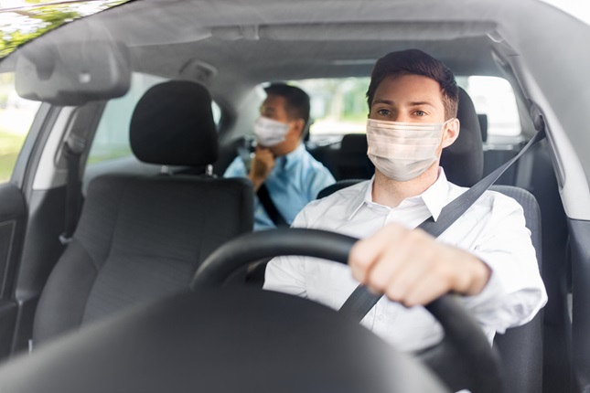 A gig service driver