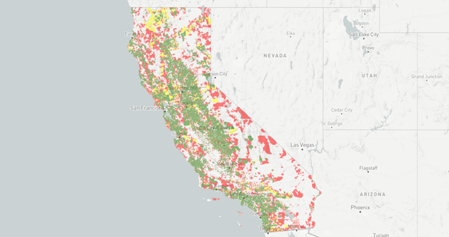 Image of broadband map